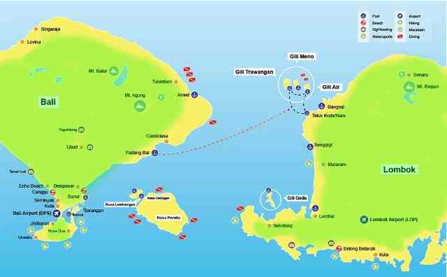 gili island fast boat ticket good rate